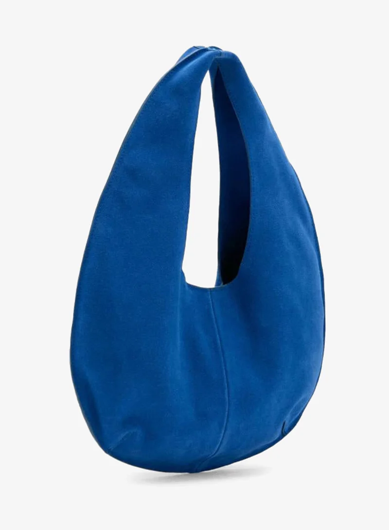 Mango Small Split Leather Bag