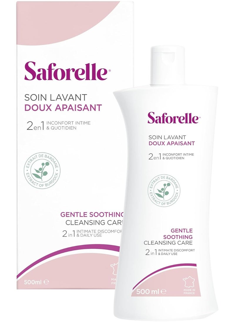 Saforelle Gentle Soothing Cleansing Care 500mL  - Image 1