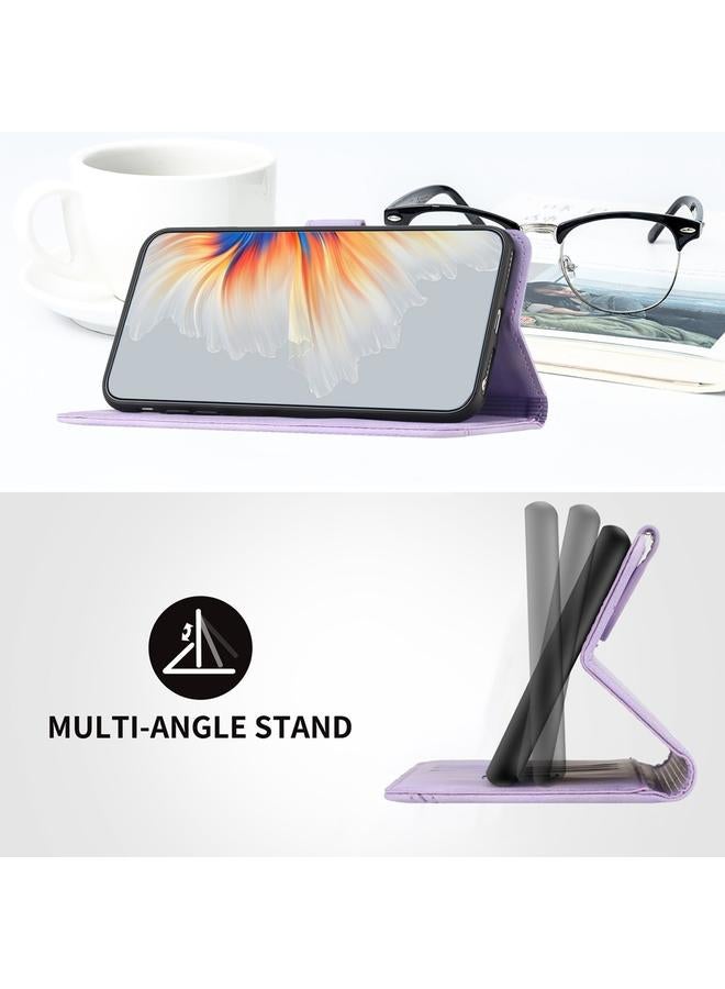 زبون جراب لهاتف Infinix Hot 50i / Smart 9 مصنوع من الجلد بنمط قلب - Image 4