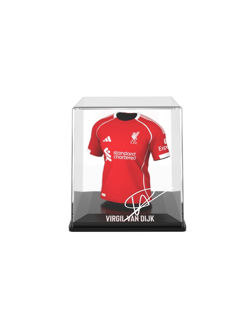 Splink  - Van Dijk  ( Liverpool ) - Home 25/26 Jersey Display Case, Official Licensed Collectible - Image 1