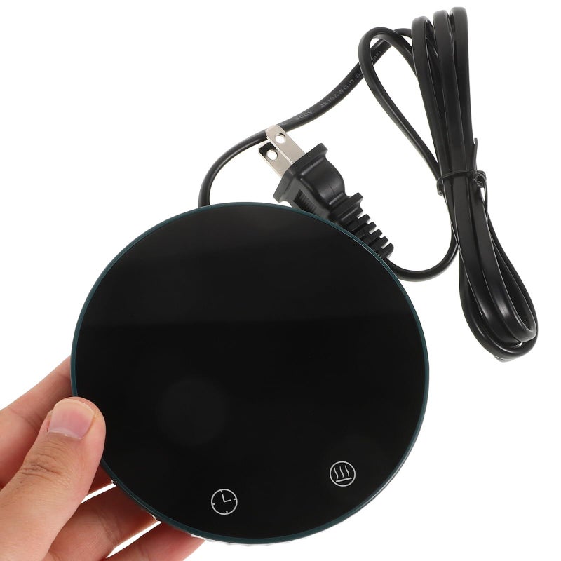 Uonlytech 55°C Electric Mug Warmer Digital Display Ceramic Plate Adjustable Temperature Coffee Cup Heating Coaster for Office - Image 4