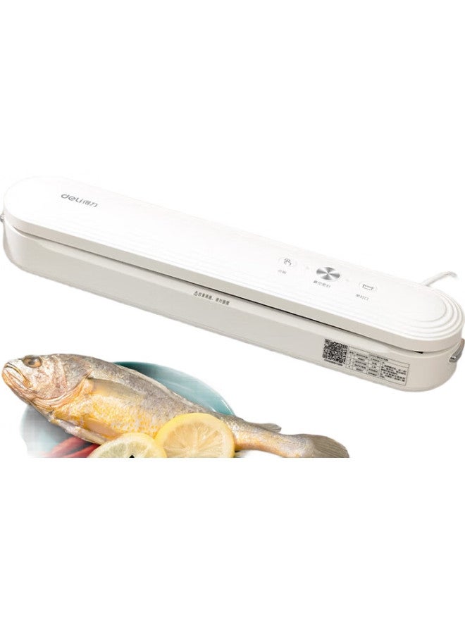 Deli Home Vacuum Sealer, Small Automatic Food Vacuum Packing Machine, Wet And Dry Dual-Use Commercial Vacuum Sealer, Compact And Portable, Lm120 - Image 3