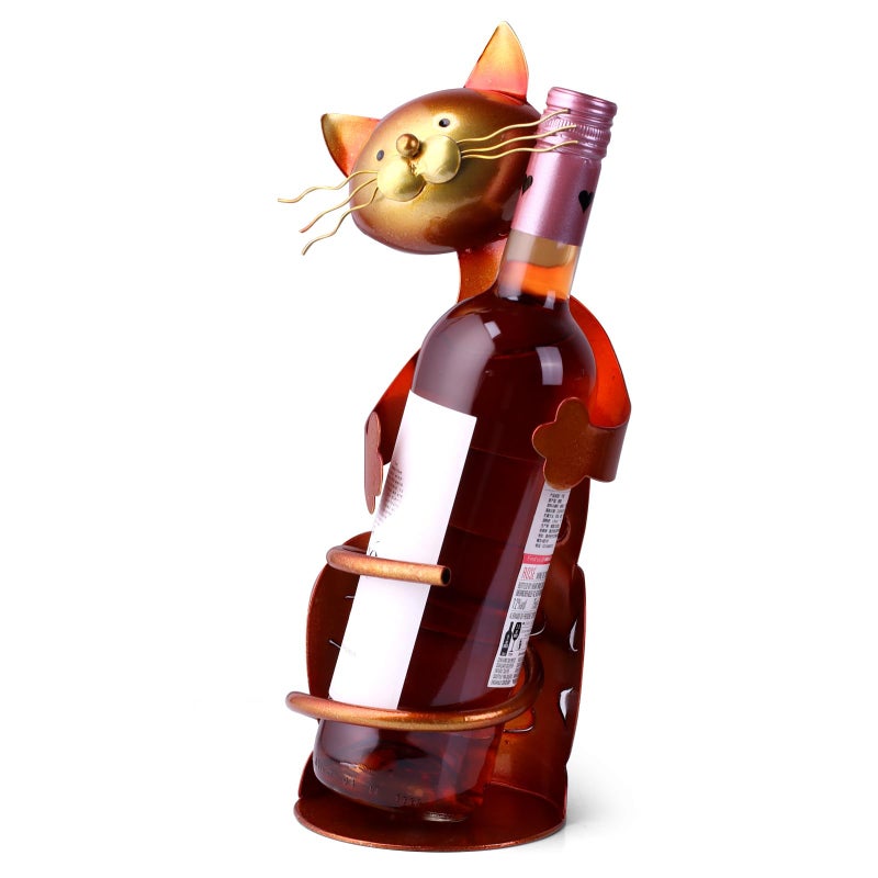 Drincarier Cat Decor Wine Holder Wine Rack Wine Bottle Holder Wine Cat  Cat Gifts for Cat Lovers - Image 2