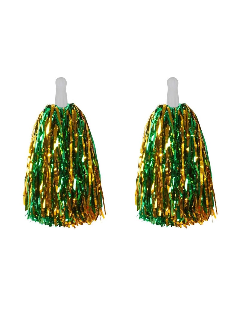 Girls Cheerleader Addison Zombies Costume Cheer Uniform Outfit Sleeveless Dance Dress With Cheerleading Flower Set