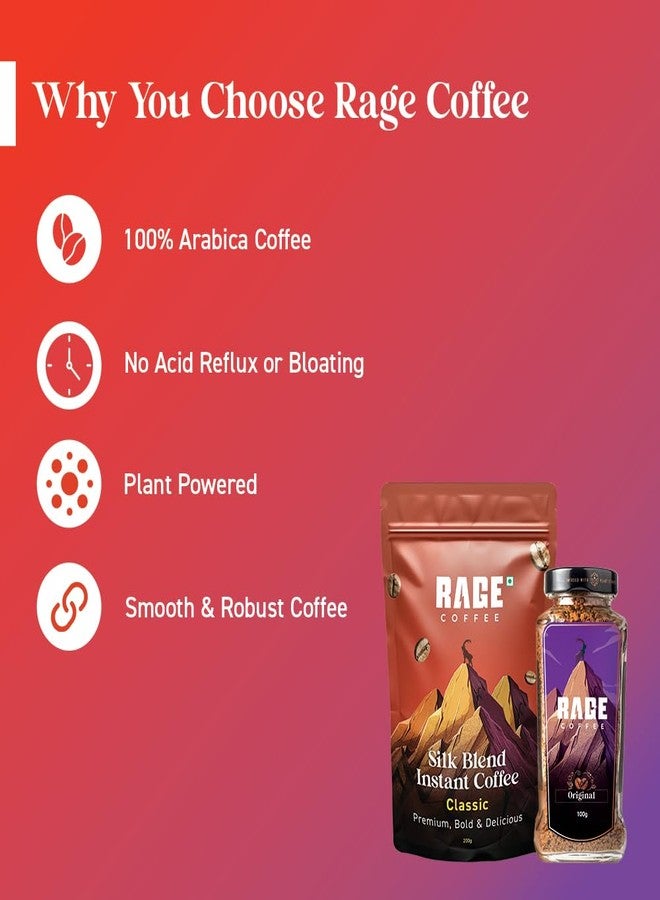 RAGE COFFEE Silk Blend Classic 100g Pouch + Original 100g Jar - Image 5