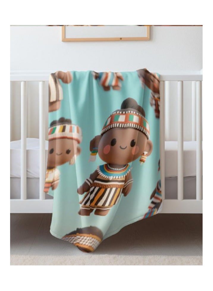 general Children's or student cartoon flannel thin blanket (warm and comfortable, suitable for sleep, games) 100cm*150cm - Image 4