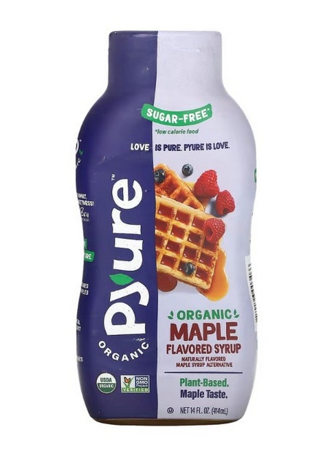 Organic Maple Flavored Syrup Keto 0 Sugar 14 fl oz 414 ml