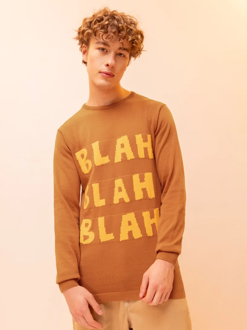 بيونغ بلوفر رجالي محبوك مسطح