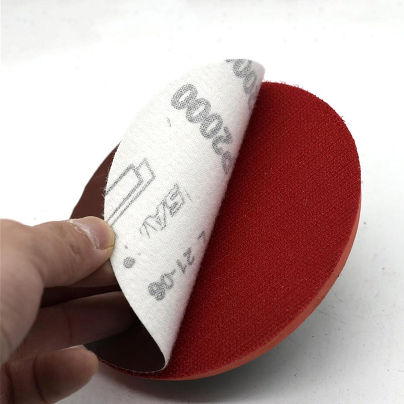 قرص سنفرة سداسي 115 مم مع فتحة 10 مم لتلميع الرخام والأثاث والحجر - Image 5