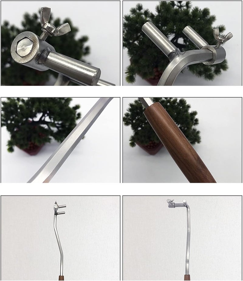 OUKA Bonsai Branch Bending Tool, Bonsai Bender Directional Adjustment Rust Proof Stainless Steel Professional with Comfortable Handle for Courtyard (M14) - Image 4