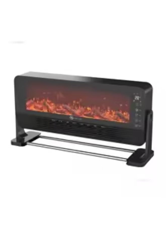 ال سي مدفأة كهربائية ديكورية | ٢ في ١ | ٢٠٠٠ واط | موديل DLC-36529 - Image 5