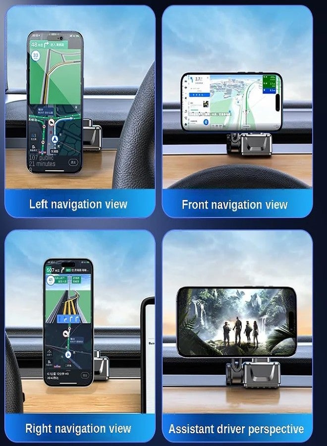 Enegg Tesla Phone Holder model Y for magsafe, Universal N52 Magnetic Phone Mount for Model 3/S/X/Y, Compatible with iPhone 16 15 14 13 12 Series, 360° Rotation - Image 4