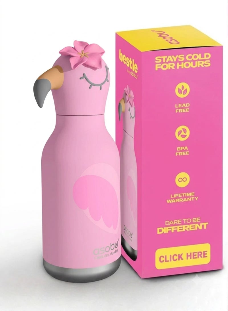 asobu Flamingo Bestie Bottle - Image 1