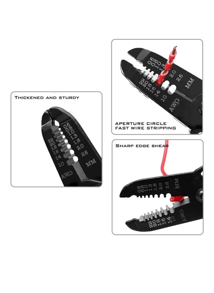 Heavy Duty Wire Stripper Cutter – Multipurpose Electrical Cable Stripping Tool - Image 2