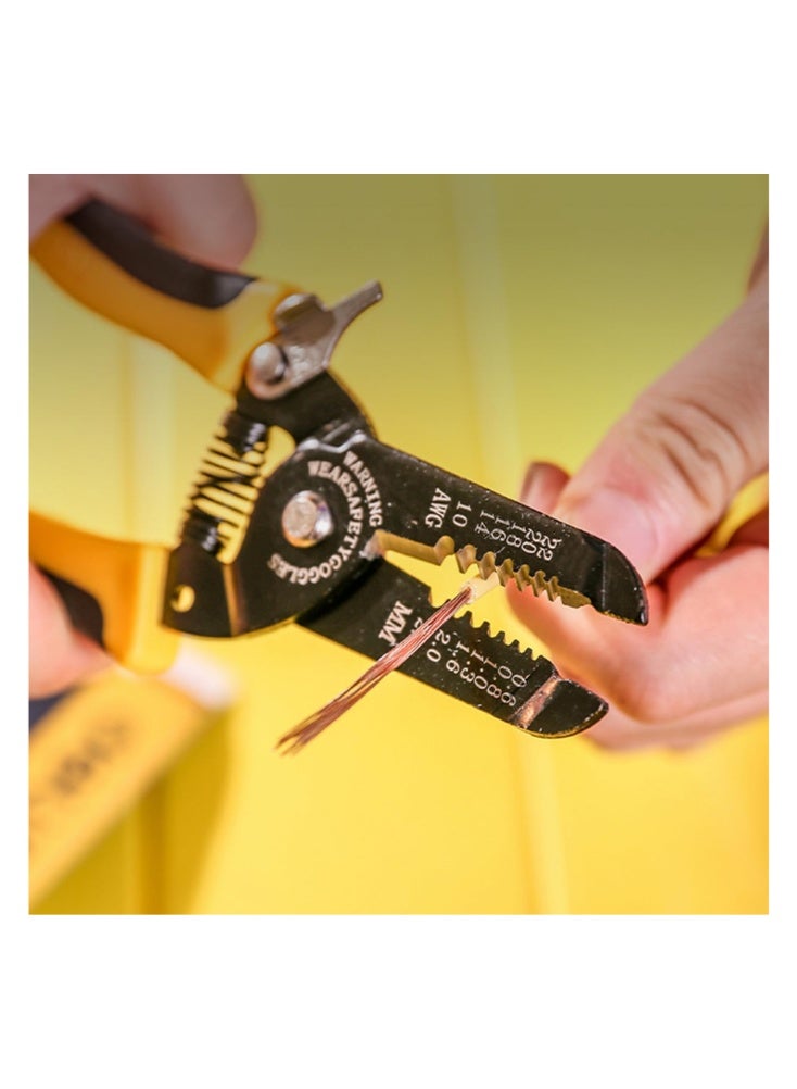 Heavy Duty Wire Stripper Cutter – Multipurpose Electrical Cable Stripping Tool - Image 4