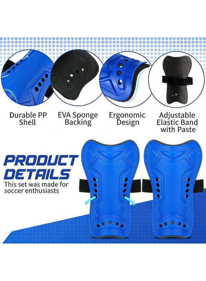 COYO Soccer Shin Guards and Socks for Toddler Kids Youth, Lightweight Soccer Shin Pads Protective Defender Gear for 10-15 Years Old Children Teen Boys Girls Sports Game - Image 2