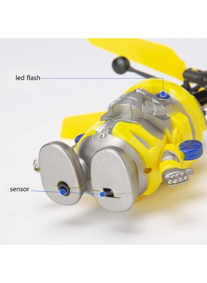 حديقة الألعاب - لعبة الكرة الطائرة مع الحث بالأشعة تحت الحمراء - RC Robot Mini Drone مع أضواء LED مدمجة - لعبة متينة داخلية وخارجية لترفيه الأطفال - Image 1