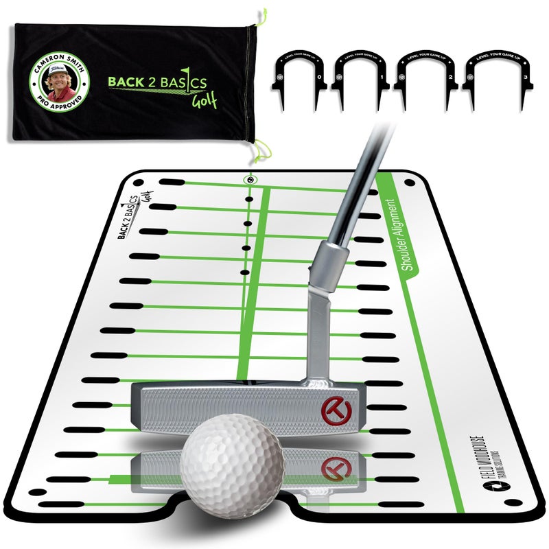 Golf Putting Mirror Golf Putting Aid Training Aids for Men Women ProApproved Pro Path Putting Training Aid for Indoor Outdoor Mirror Gates