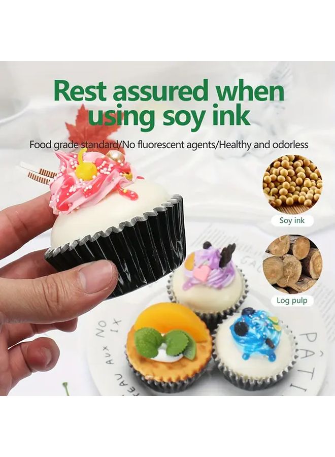 Black Disposable Cupcake Cups 50pcs Aluminum Foil Baking For Halloween Christmas - Image 5