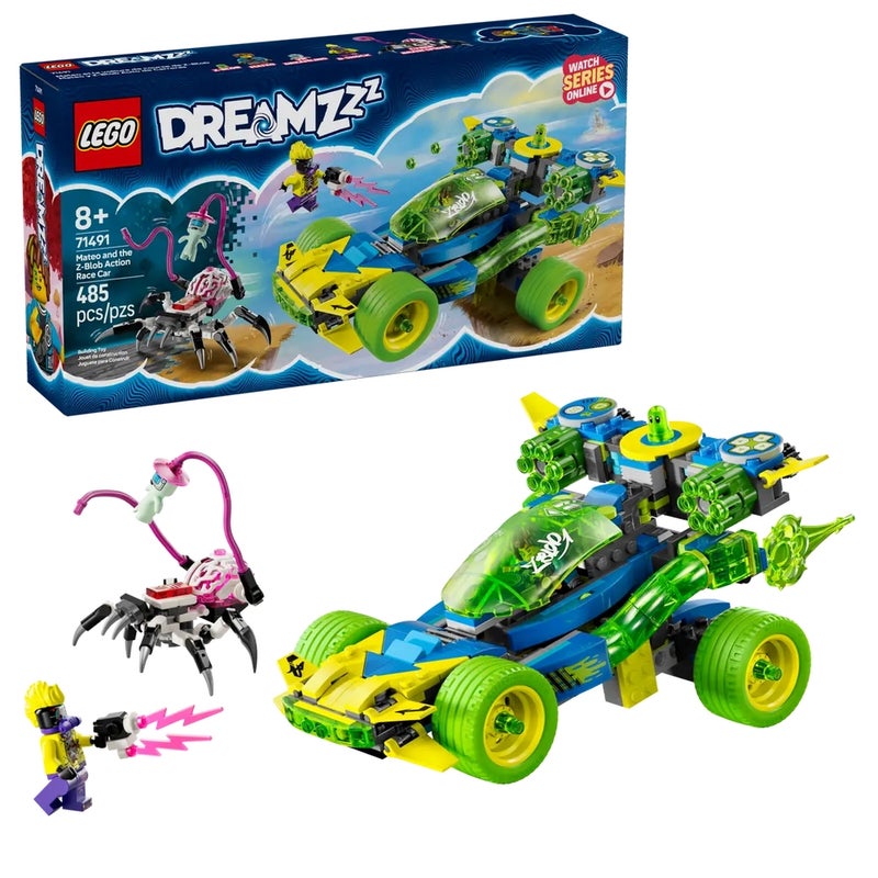 LEGO - Dreamzzz Mateo and the Z-Blob Action Race Car 485 Pieces - 71491 - Image 2