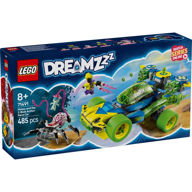 LEGO - Dreamzzz Mateo and the Z-Blob Action Race Car 485 Pieces - 71491 - Image 1