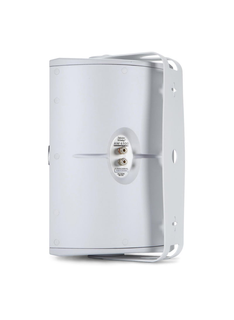 DEFINITIVE TECHNOLOGY - AW6500 Outdoor Speaker - 6.5-inch Woofer, 200 Watts, Built for Extreme Weather, Single, White - Image 1