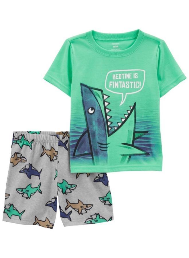 carter's Toddler Printed Shirt And Shorts Set - Image 1