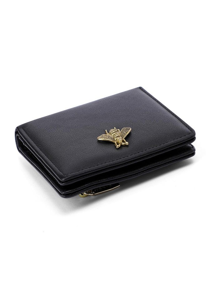 Altally Small Women Wallet RFID Blocking Bifold Pocket Wallet Slim Compact Ladies Purse Mini Wallets For Women (Black) - Image 4