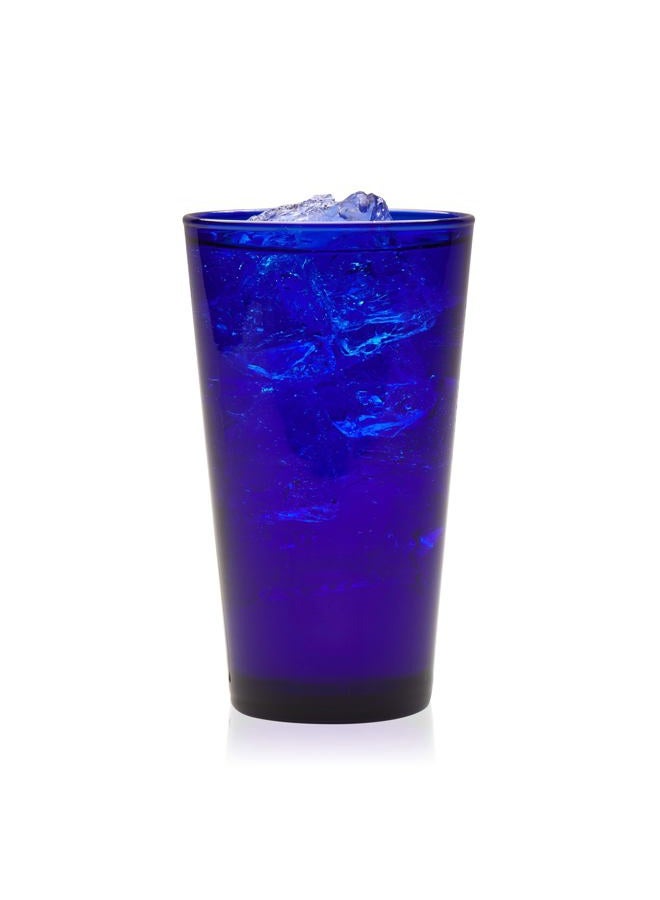 LIBBEY Cobalt Flare Tumbler Glasses, 17.25-Ounce, Set of 8 - Image 1