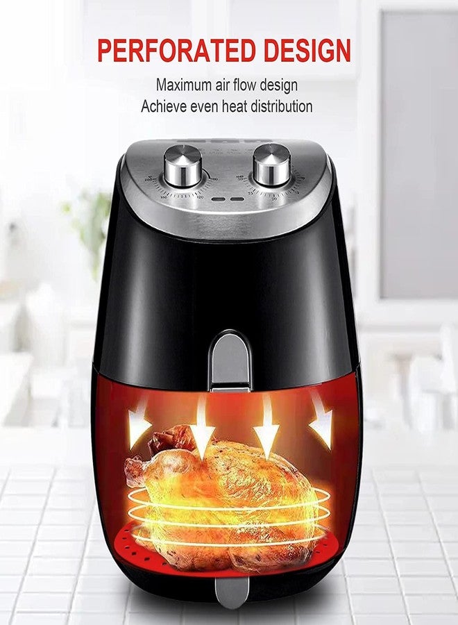JAGDIV Silicone Air Fryer Liners, Reusable Air Fryer Silicone Liners Square, Food Grade Air Fryer Oven Accessories, Non Stick and Easy Cleaning, Replacement of Parchment Liners (Round Silicon Sheet-2) - Image 5