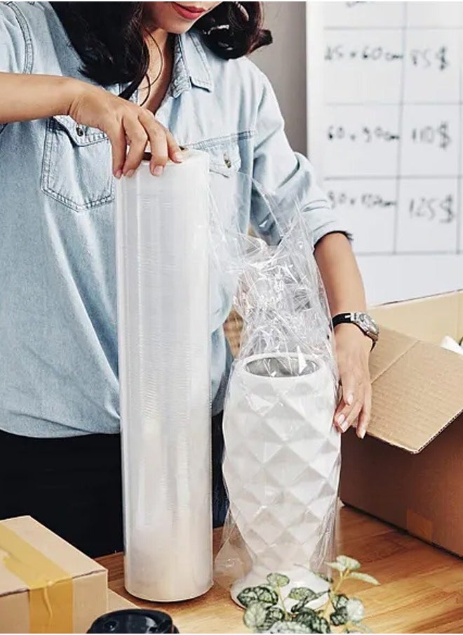 Taimi Roll Clear Stretch Film Strong Moisture Proof 300 mm for Packing Moving  - Image 2