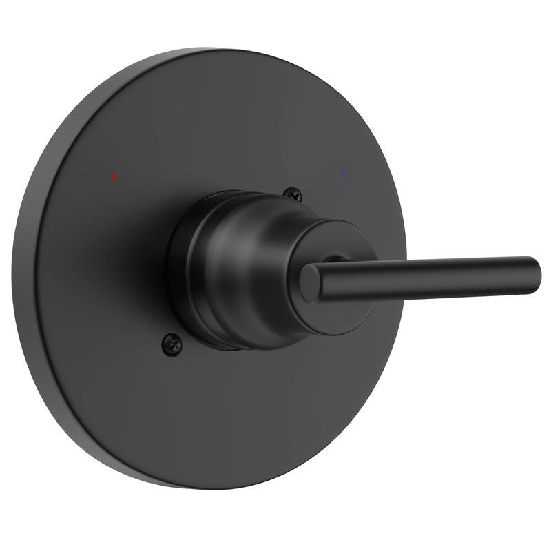 KANDENT Replacement For Delta Trinsic 14 Series Single-Function Black Shower Valve Trim Kit  Shower Handle  Matte Black Shower Trim Kit T14059-Bl (Cartridge And Valve Not Included) - Image 1