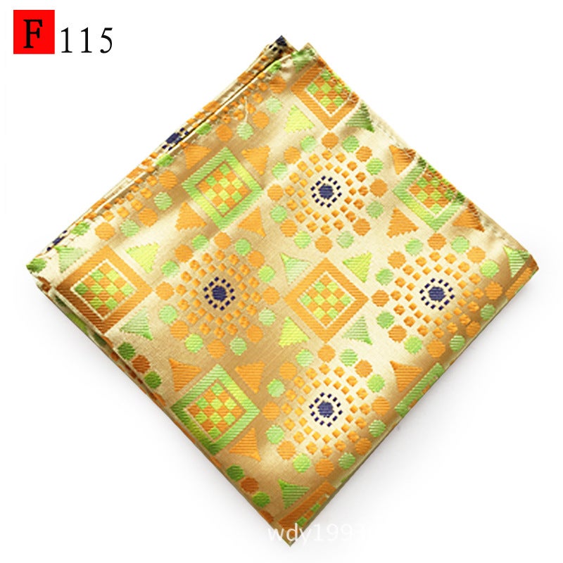 Source Manufacturers Men'S Pocket Towel Small Square Large Flower Spike Fashion Chest Towel Handkerchief - Image 1