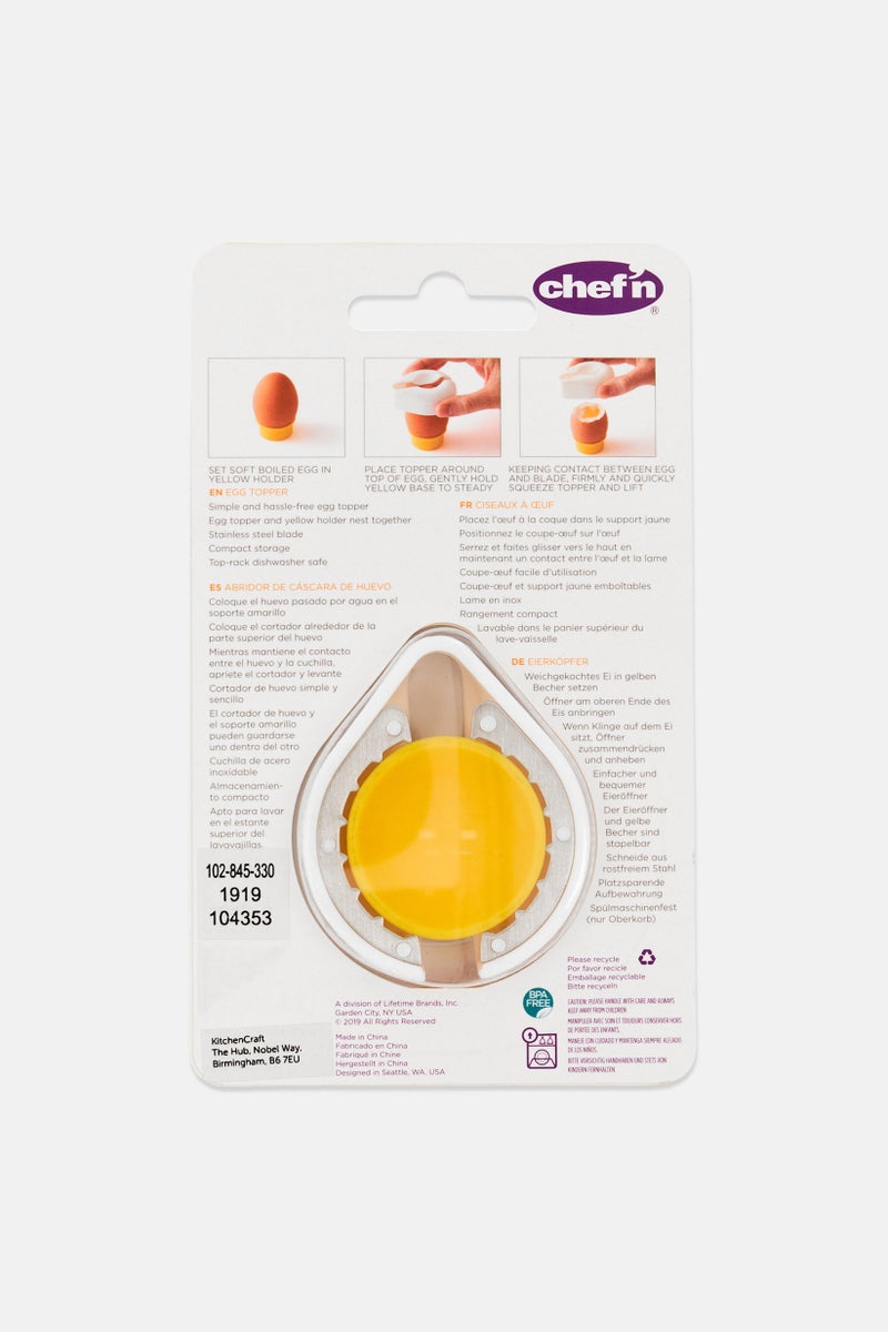 Chef'n Topster Boiled Egg Topper, White - Image 2