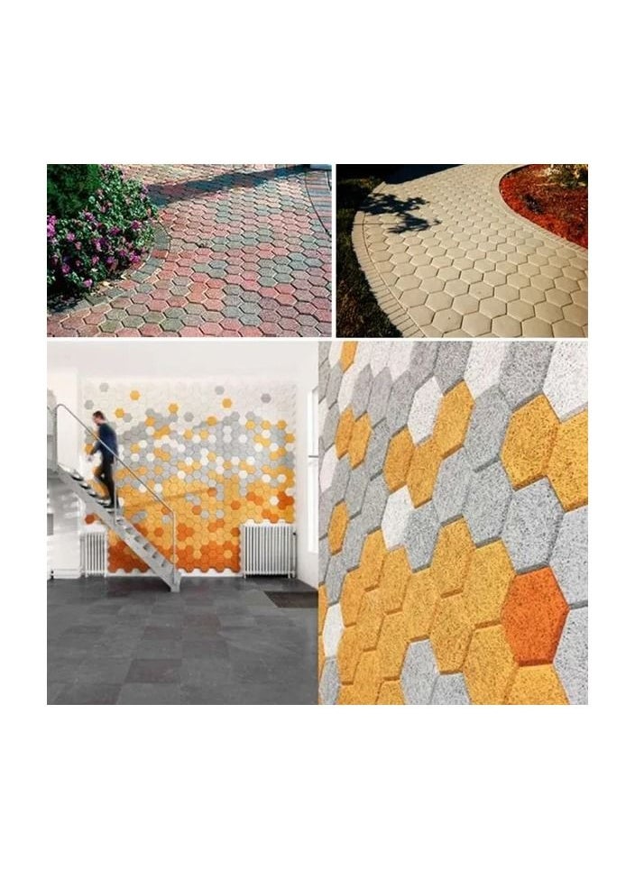 Generic 1-Piece DIY Path Maker Mould,Walk Pavement Maker Mould,Reusable Concrete Paving Mold,Durable Garden Lawn Floor Paving Mold  - Image 5