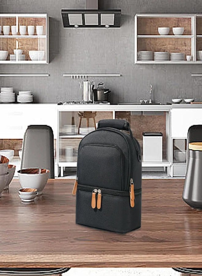 Mancro Breastmilk Cooler Bag with Ice Pack, Fits 6 Insulated Baby Bottles Up to 9 Ounce, Breast Milk Cooler for Nursing Mom (B + Zips Ice) - Image 5