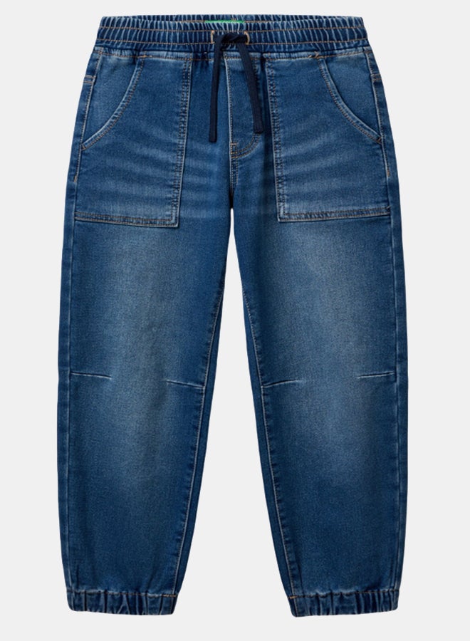Benetton Denim Joggers  - Image 1