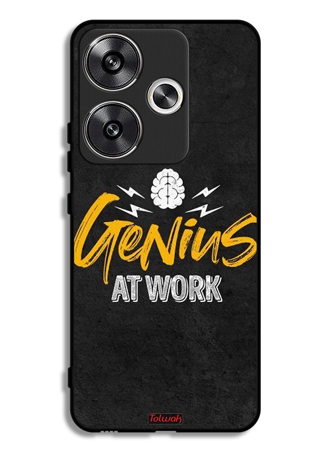 Tolwak Xiaomi Redmi Turbo 3 5G Protective Case Cover Genius At Work - Image 1