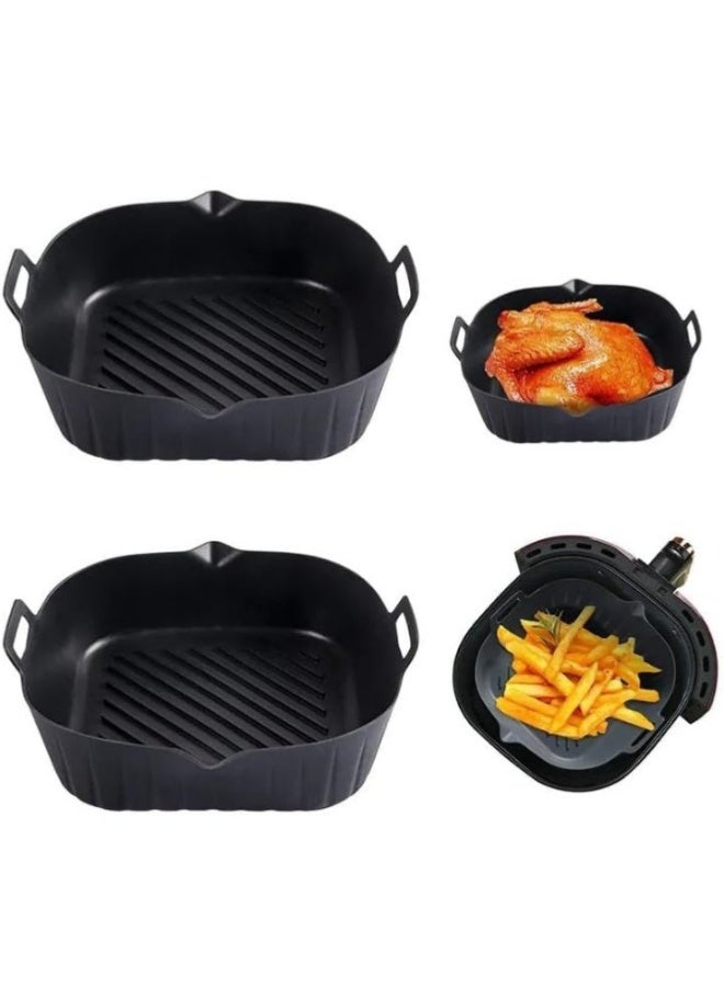 Square silicone air fryer mold