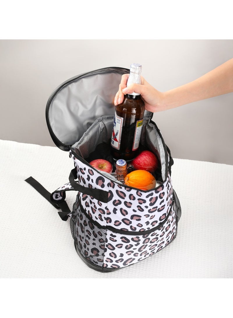Picnic insulated backpack thermal picnic bag travel and party cooler portable insulated bag - Image 3