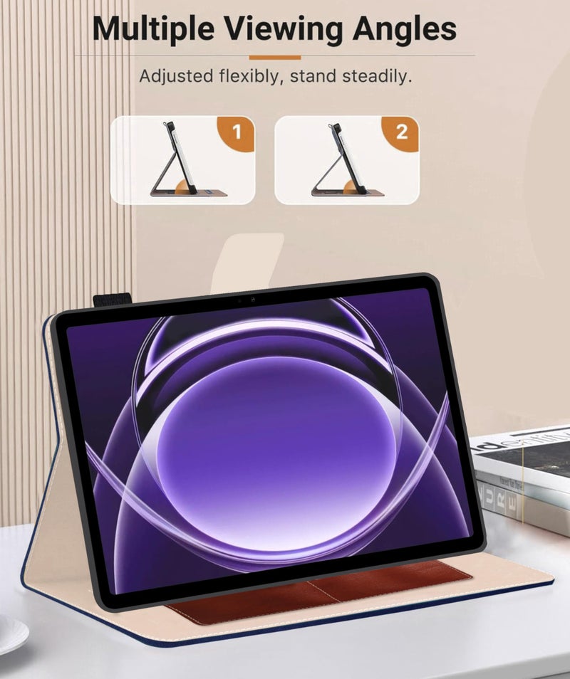 TGK Flip Cover for realme Pad 2 Lite 11 inch Tablet Case with Stylus Holder (Blue) - Image 3