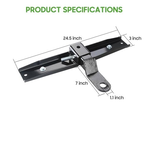10L0L Golf Cart Rear Trailer Hitch for EZGO TXT & Medalist 1995-2013 - Image 5