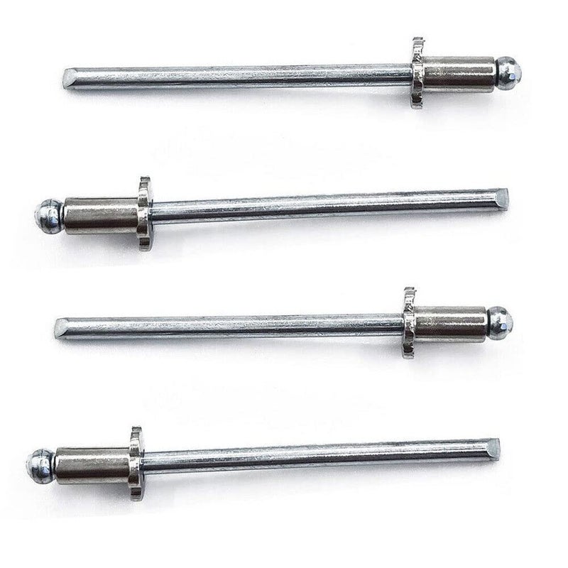 2 أزواج من مسامير روزيت من الفولاذ المقاوم للصدأ تناسب فورد كرايسلر AMC VIN DOOR TAG