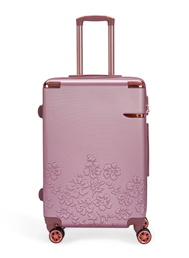 LIMRA Cabin Carry Check-In Luggage Trolley Size 20 inch Rosegold