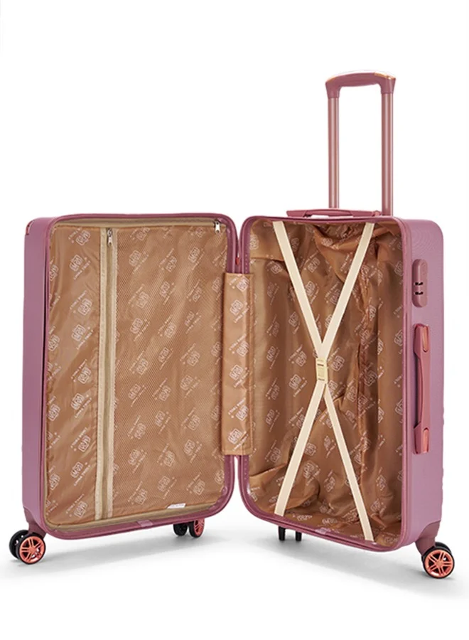 LIMRA Cabin Carry Check-In Luggage Trolley Size 20 inch Rosegold