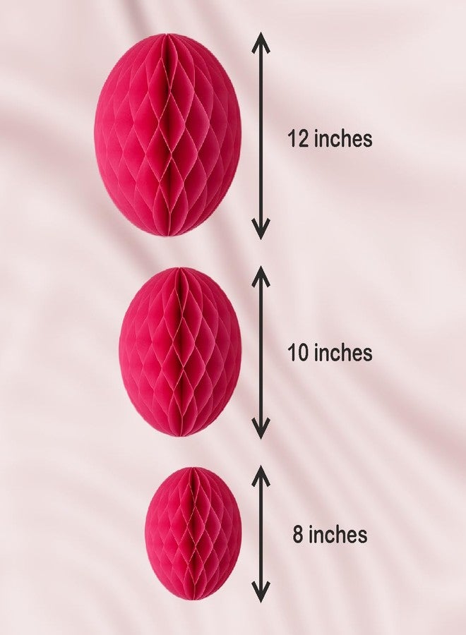Untumble Pink Floral Birthday Party Decoration Kit | Cursive Bunting, Honeycomb Balls & Paper Swirls | Girls Birthday Decor | Set of 17 Pcs - Image 2
