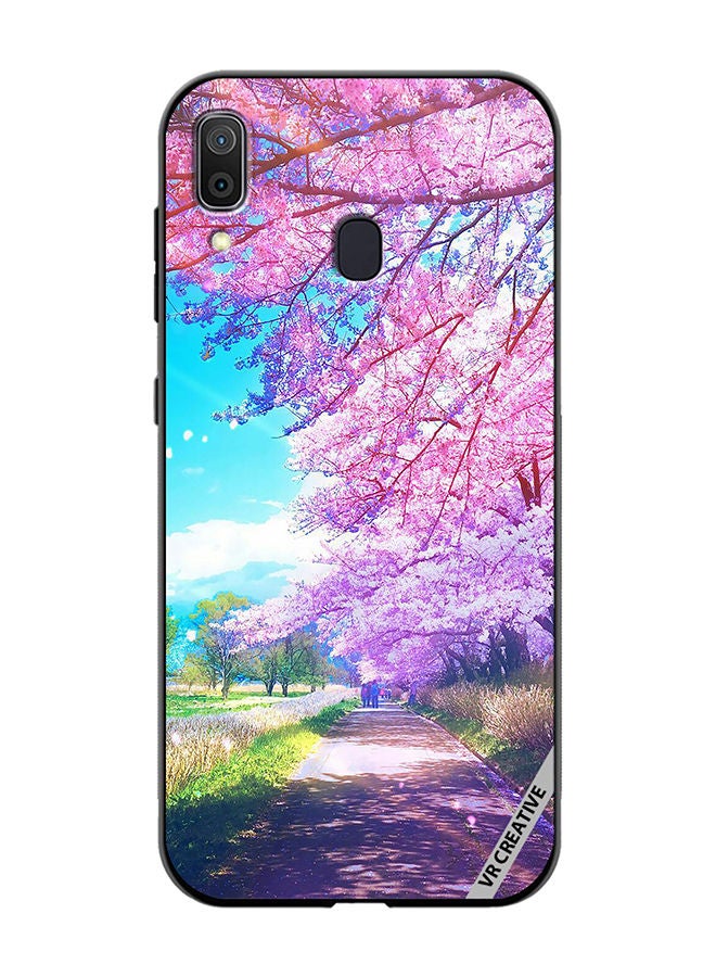 VR CREATIVE Protective Case Cover For Samsung Galaxy A30 Garden Design  Multicolour - Image 1