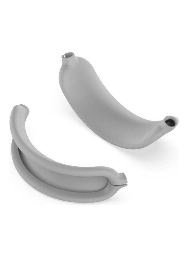 NIBEMINENT - Headphone Hood Silicone Protective Case For AirPods Max Grey - Image 1