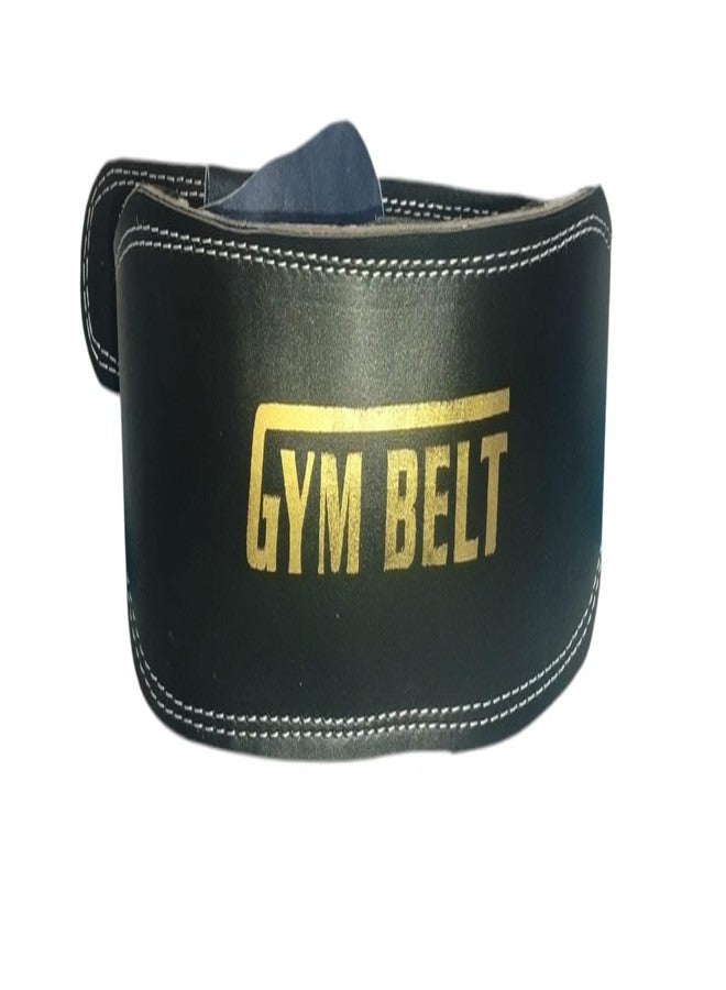 STYRKR Genuine Leather Weight Lifting Gym Belt Back Support Power Lifting Belt for Men and Women Unisex Adjustable Buckle (M) - Image 4
