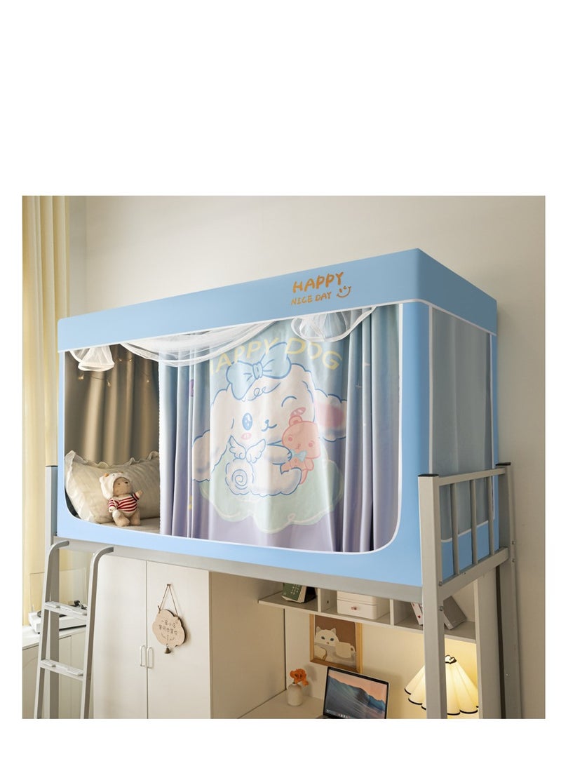 Y&D Bed Canopy Tents Curtain Blackout Curtain Single Bed Tent Curtain Student Shading Cloth Bed Canopy Mosquito Net Student Sleep Privacy Protection - Image 1